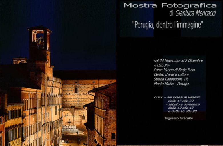 The photographic exhibition of Gianluca Mencacci, a declaration of love to the city of Perugia through images