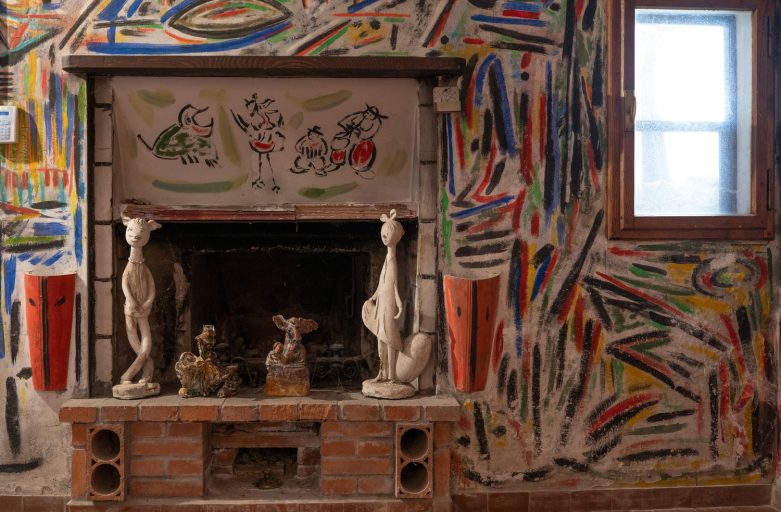 Decorated Fireplace